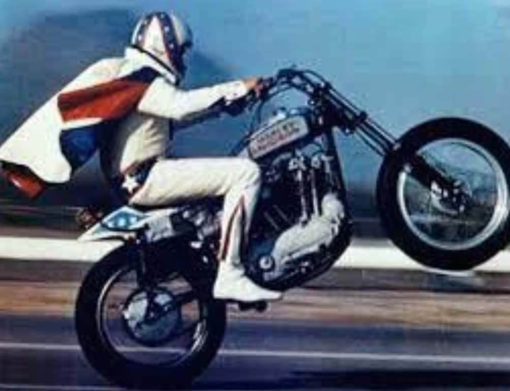 evel knievel moto